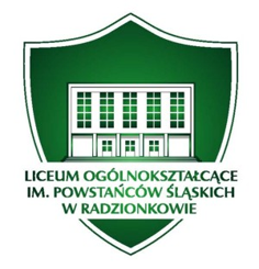 Logo Liceum Ogólnokształcącego im. Powstańców Śląskich w Radzionkowie