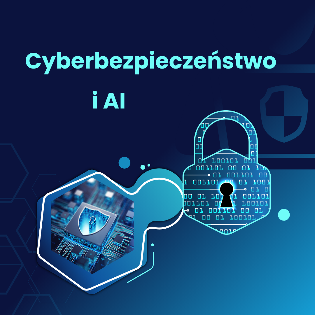 Blue and White Modern AI Cybersecurity